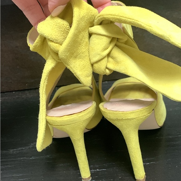 Zara Suede Neon Heels - Picture 3 of 5